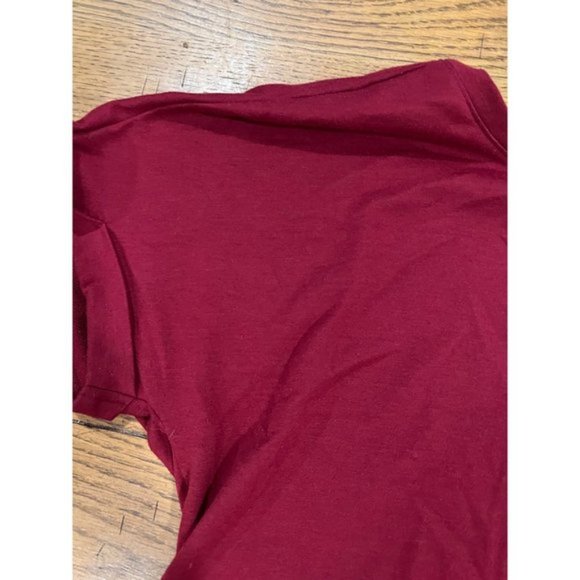 COMO Vintage Red Blouse Top - Picture 3 of 5